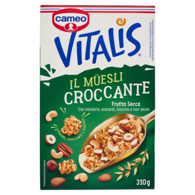 Cameo Vitalis il Müesli Croccante Frutta Secca 310 g
