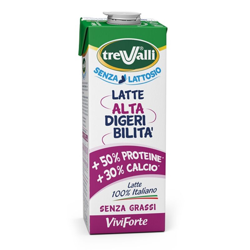 Latte Alta Digeribilità ViviForte con Proteine e Calcio 1L TreValli
