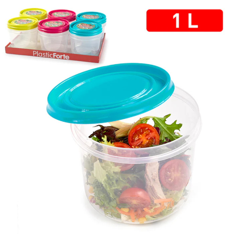 Contenitore Tondo 1L PlasticForte