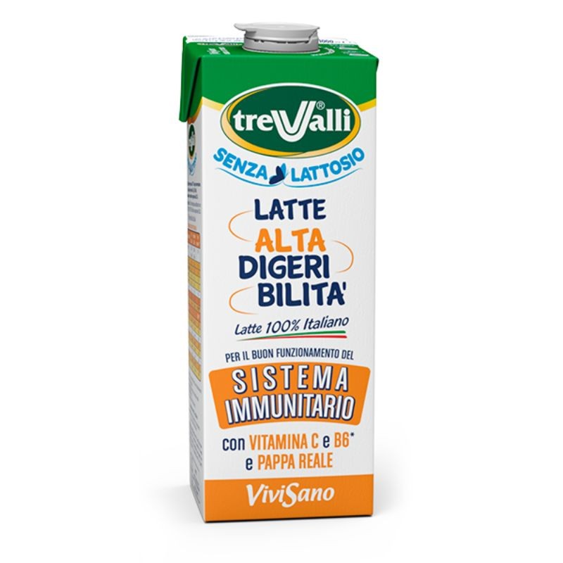 Latte UHT Alta Digeribilità ViviSano Trevalli con pappa reale e vitamine del gruppo B, C ed E