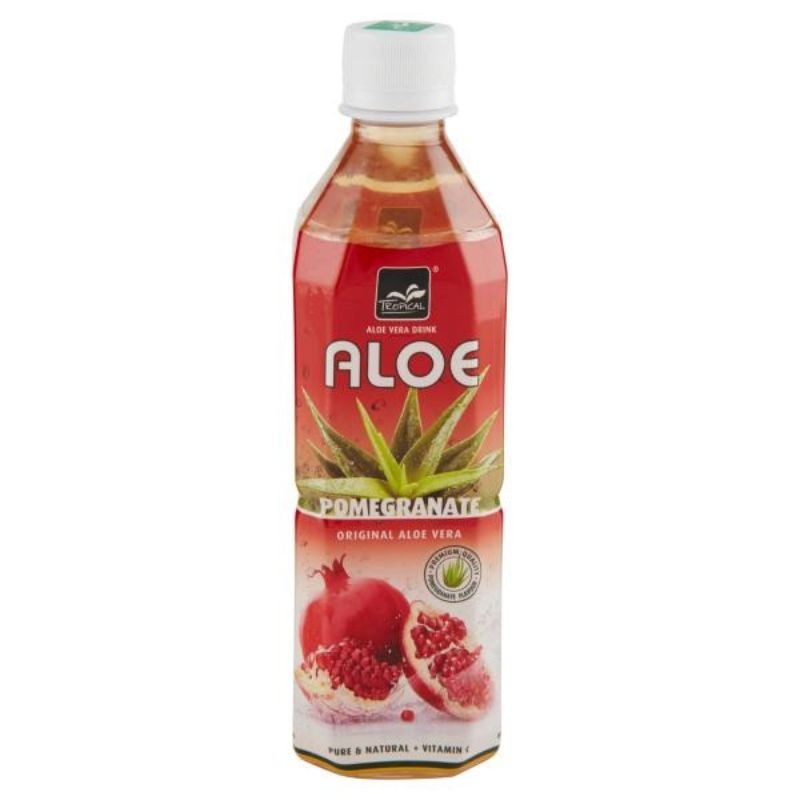 Tropical Aloe Vera Drink Gusto Melograno 500 Ml  Freschezza e Benessere