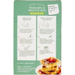 MapleFarm Original Pancake & Waffle Mix Biologico 500 g Preparato Bio per Pancake e Waffle Soffici