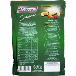 Murano Fitness Mix Snack Energia dalla Natura 150 g