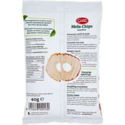 Gilli Mela-Chips Jonathan Anelli di mela essiccati 40 g