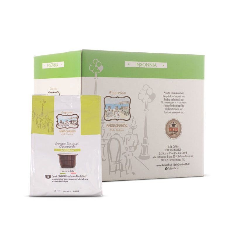 96 Capsule Miscela Insonnia Toda Caffè compatibili Caffitaly