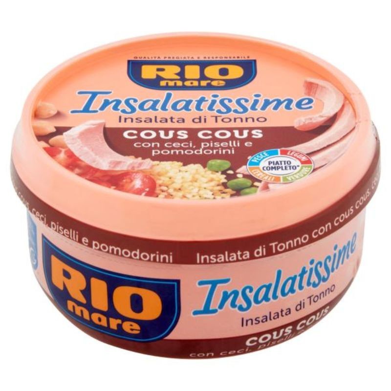 Rio Mare Insalatissime Insalata Di Tonno Cous Cous Con Ceci Piselli E Pomodorini 220 G