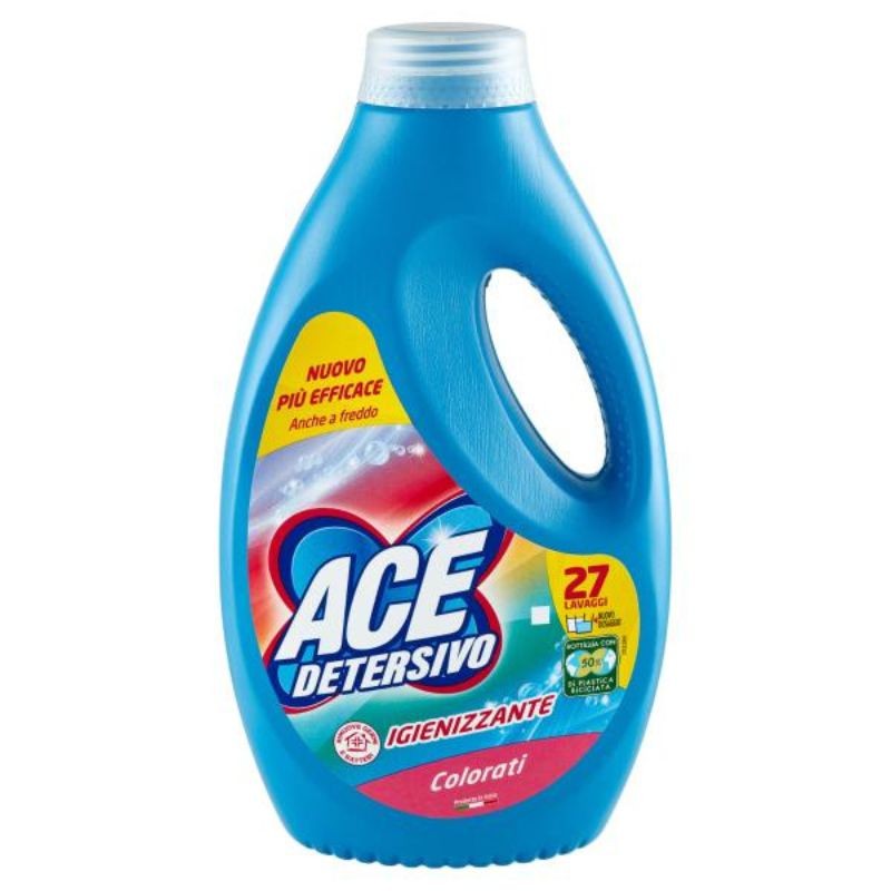 Ace Detersivi Liquido Colori Igienizzante 27 lavaggi