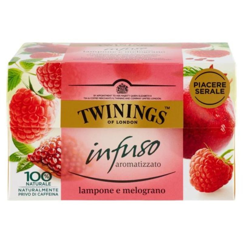 Twinings Infuso Aromatizzato Lampone E Melograno 20 filtri
