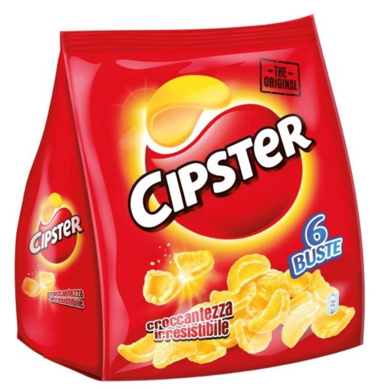 Cipster The Original Chips Di Patate 6 Bustine - 132g