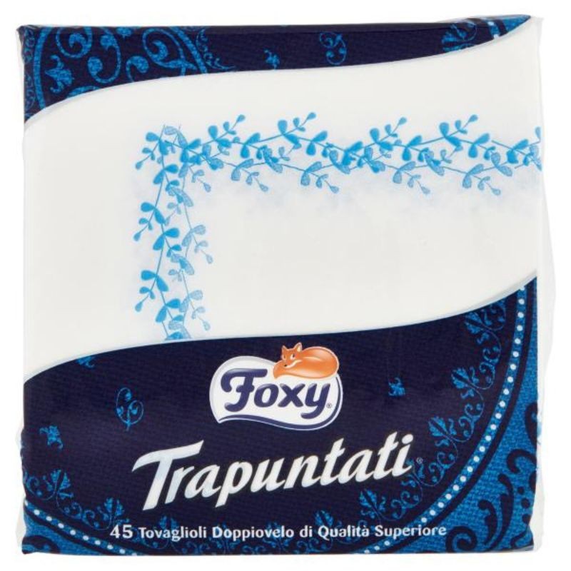 Foxy Trapuntati 45 Tovaglioli 40x40 Decorati