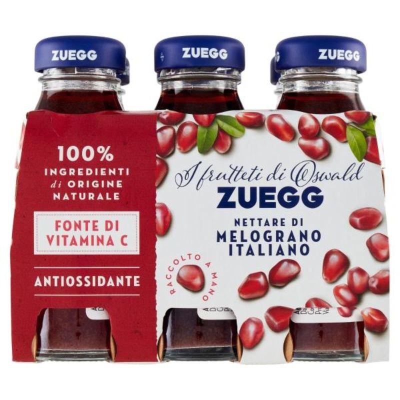 Zuegg I Frutteti Di Oswald Nettare Di Melograno Italiano 6 X 125 Ml