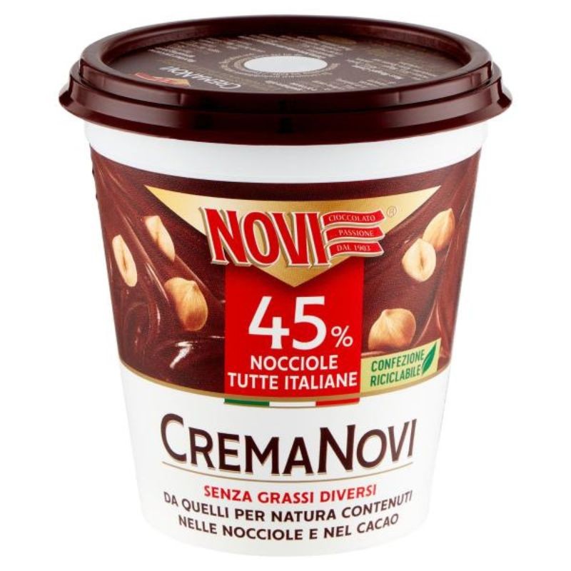 Novi Crema da Spalmare alle Nocciole Senza Glutine vaschetta 200gr