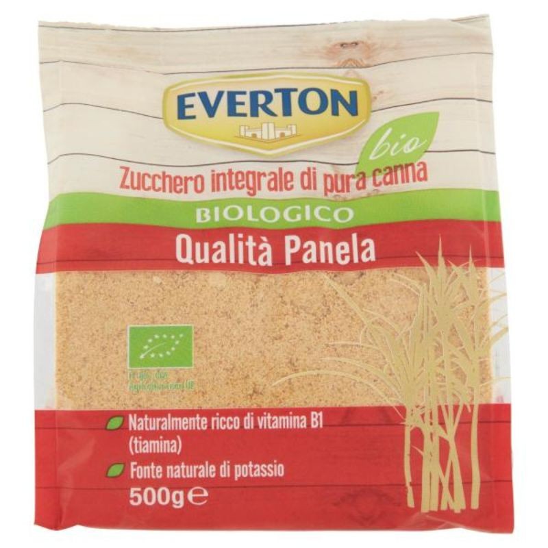 Everton Bio Zucchero Integrale Di Pura Canna Biologico 500 G