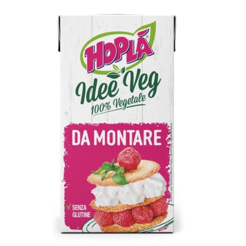 Hoplà Idee Veg da Montare 500 ml 100% Vegetale Senza Glutine
