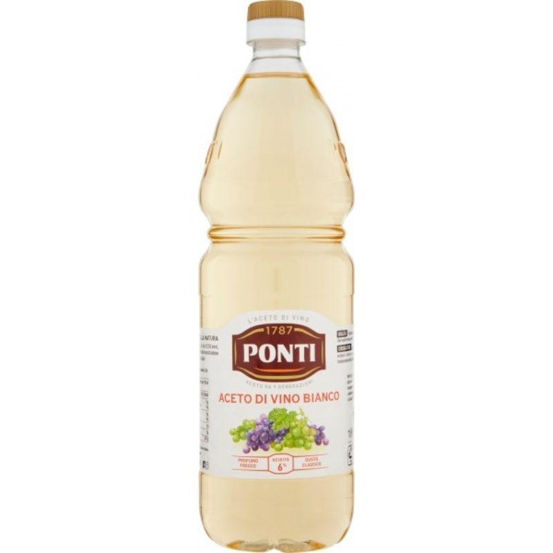 PONTI Aceto di Vino Bianco 1 lt acidità 6%