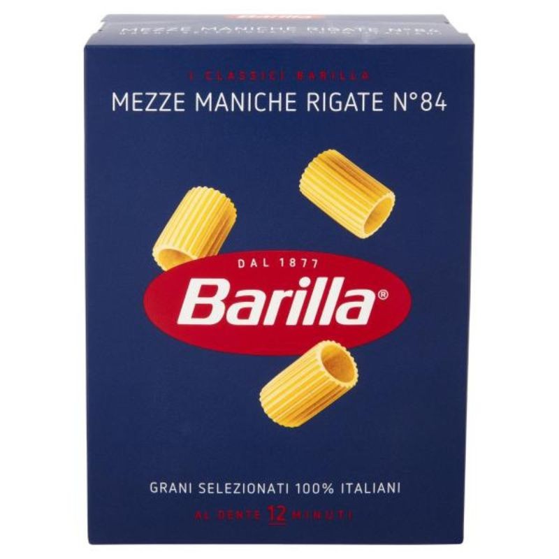 Barilla Mezze Maniche Rigate 500 gr