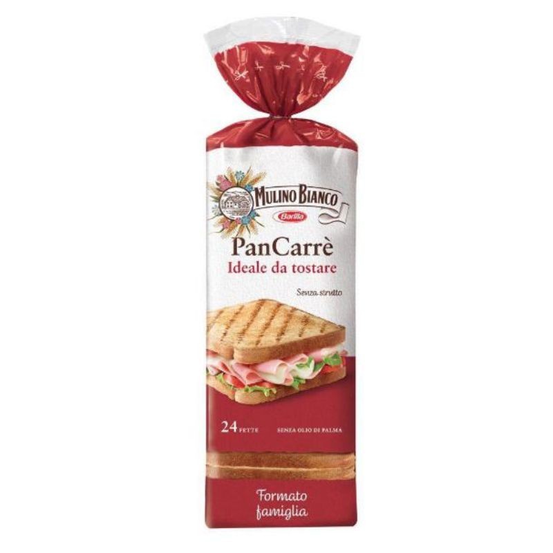 Pan Carre' 24 Fette 430gr Mulino B