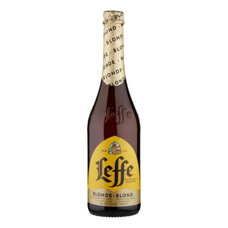 LEFFE BLONDE Birra Bionda Belga Doppio Malto 75cl